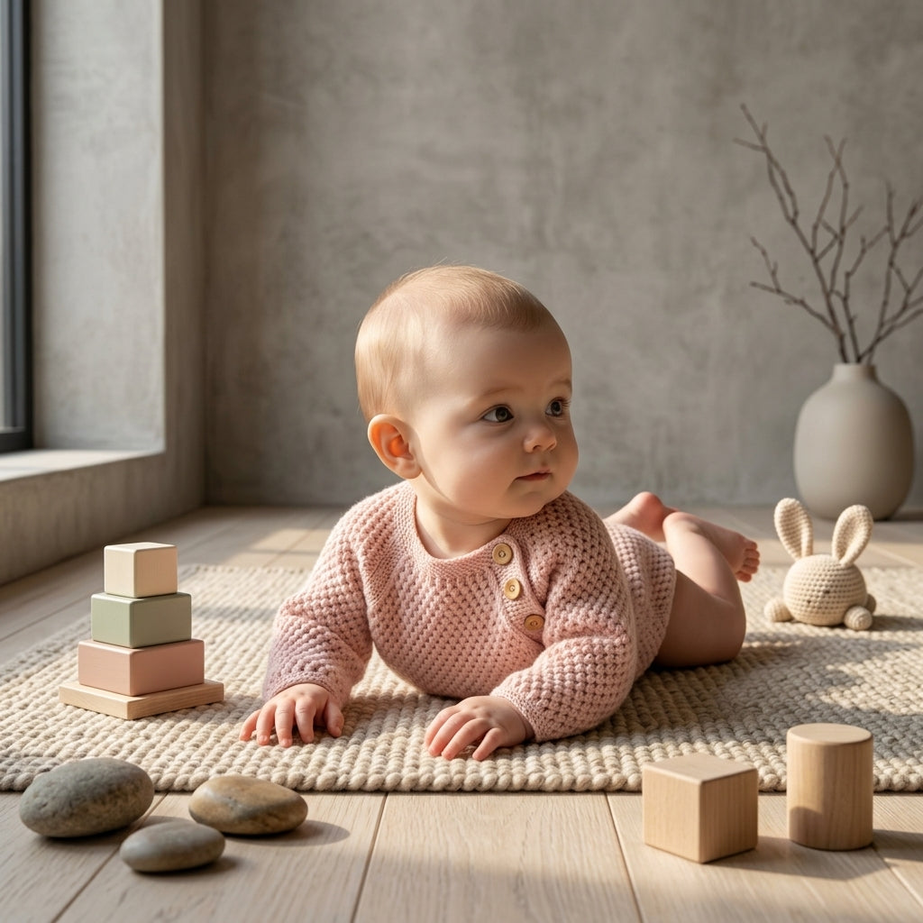 Knit Sweater Boys Baby Cardigan | Crochet Pattern PDF