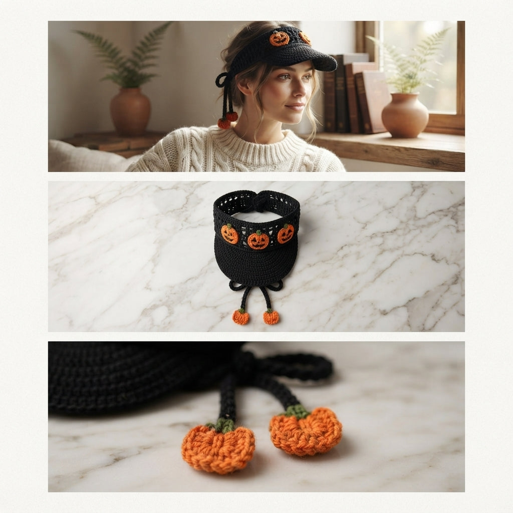 Elegant Sun Visor | Crochet Pattern PDF — Design 5