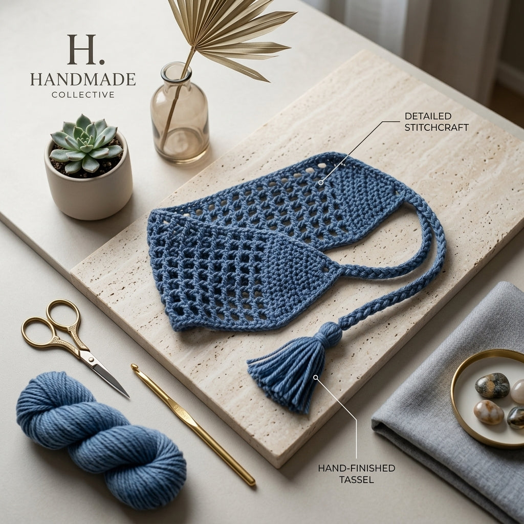 Diamond Mesh Lace Headband | Crochet Pattern PDF