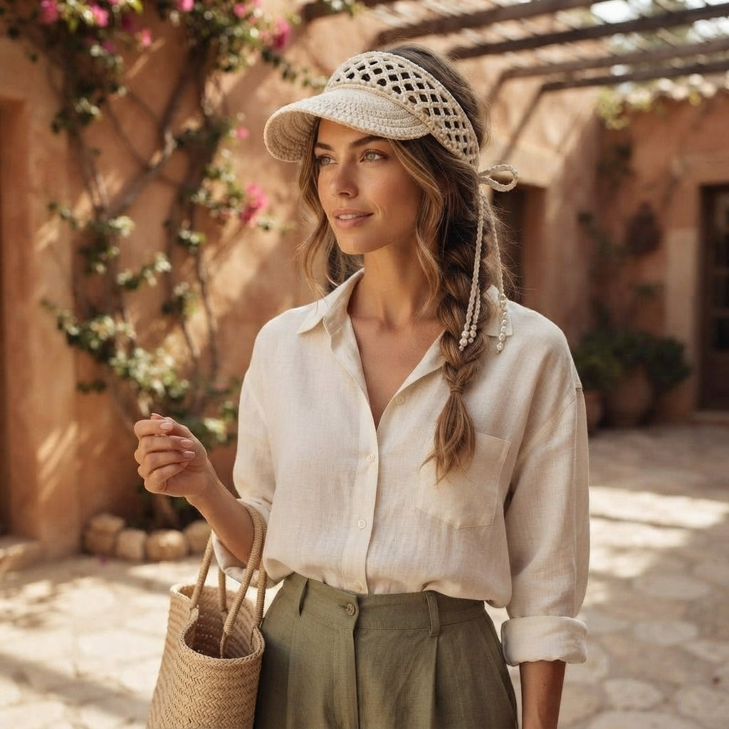 Beautiful Visor | Crochet Sun Hat Pattern