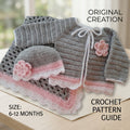 Blanket Hat Cardigan Baby Cardigan | Crochet Pattern PDF