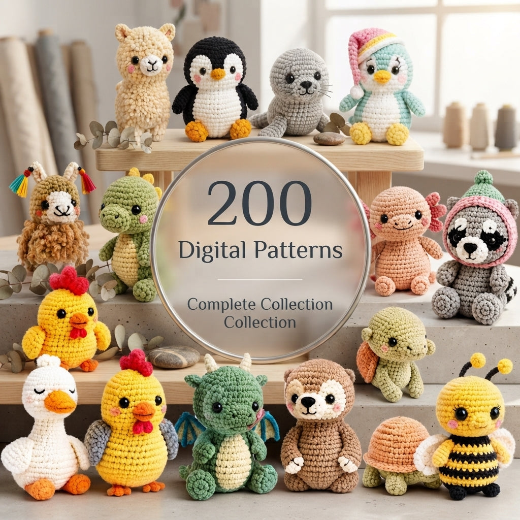 Giant Amigurumi Library V4 | ,+ Pattern Collection