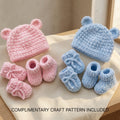 Hat Mittens Booties Baby Booties | Crochet Pattern PDF