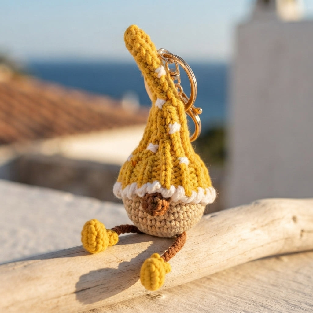 Whimsical Bag Charm Keychain | PDF Crochet Guide — Design 3