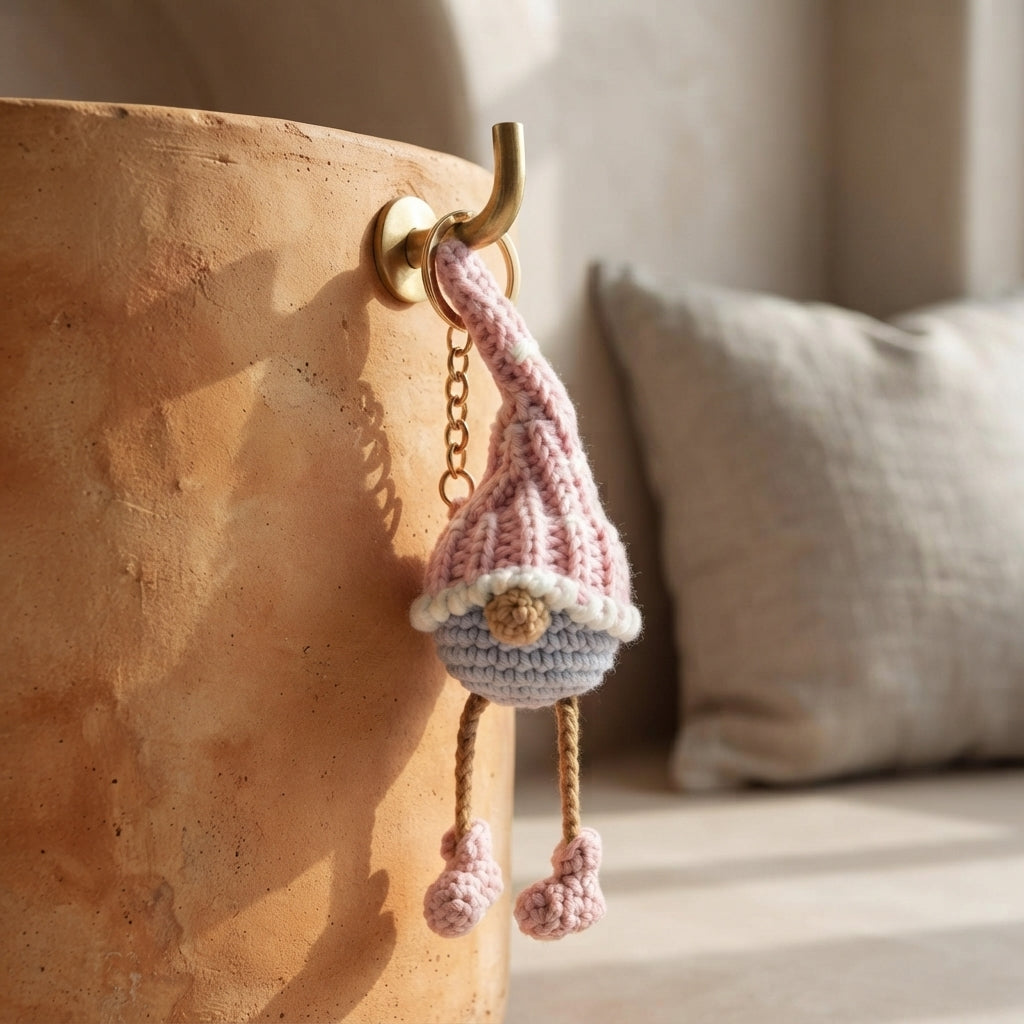 Whimsical Bag Charm Keychain | PDF Crochet Guide — Design 3