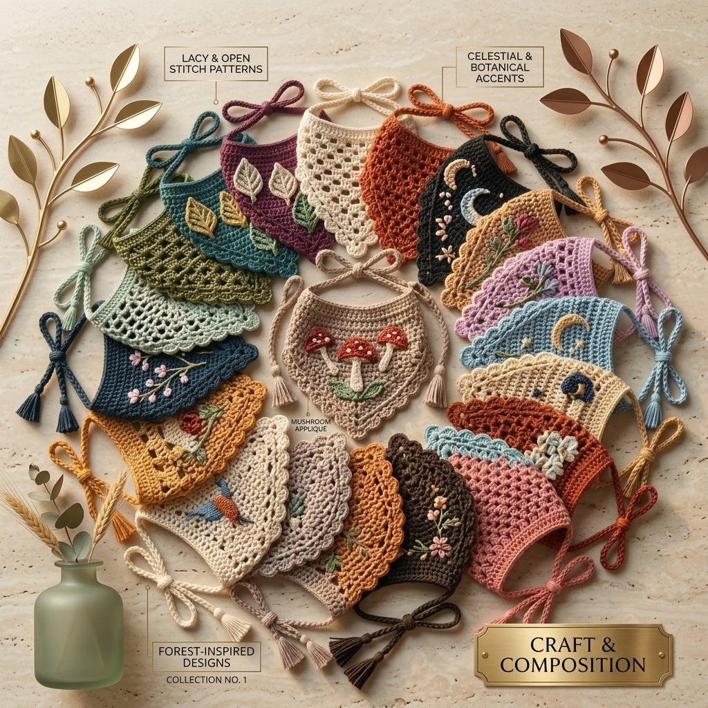 15-in-1 Bandana Pattern Bundle | Crochet Pattern PDF