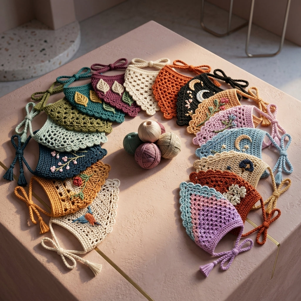 15-in-1 Bandana Pattern Bundle | Crochet Pattern PDF
