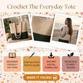Shoulder Bag Market Bag Tote V4 | Crochet Pattern PDF