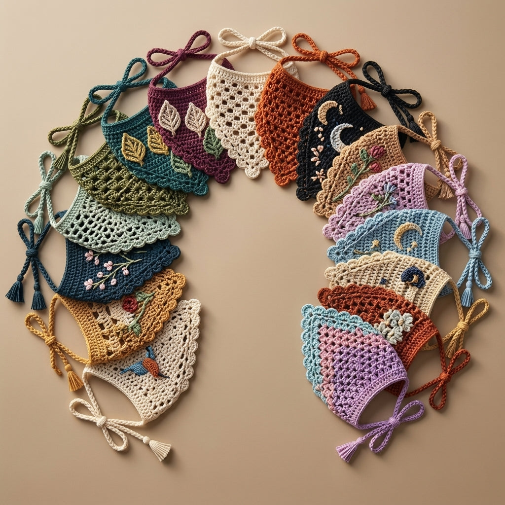 15-in-1 Bandana Pattern Bundle | Crochet Pattern PDF