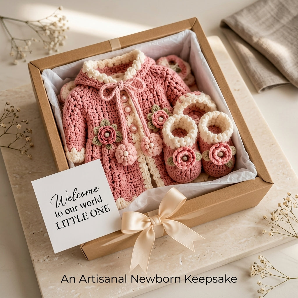 Coat Hat Booties Baby Booties | Crochet Pattern PDF