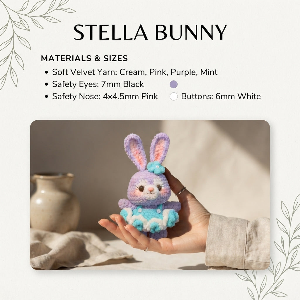 Cute Keychain Keyring | Amigurumi PDF Guide — Design 2