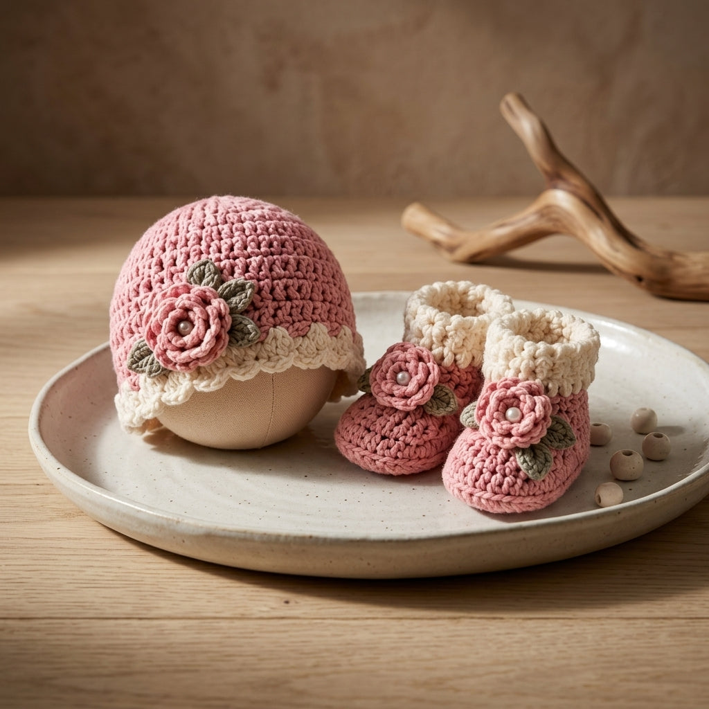 Coat Hat Booties Baby Booties | Crochet Pattern PDF