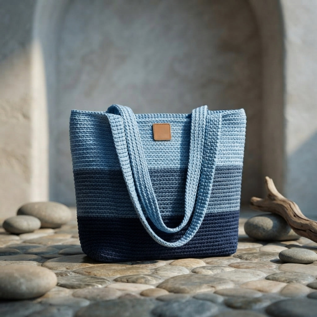 Shoulder Bag Market Bag Tote V4 | Crochet Pattern PDF