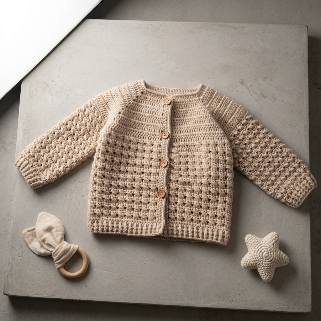 Cardigan Bundle 0-12 Baby Cardigan | Crochet Pattern PDF