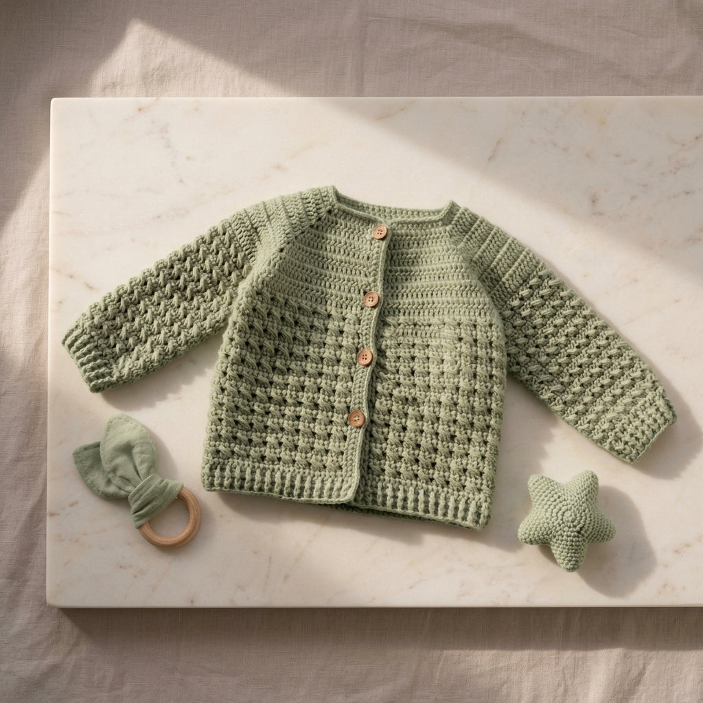 Cardigan Bundle 0-12 Baby Cardigan | Crochet Pattern PDF