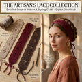 Floral Triangle Headband | Beginner Crochet Pattern PDF