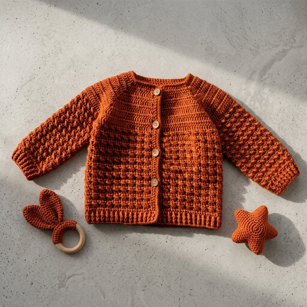 Cardigan Bundle 0-12 Baby Cardigan | Crochet Pattern PDF