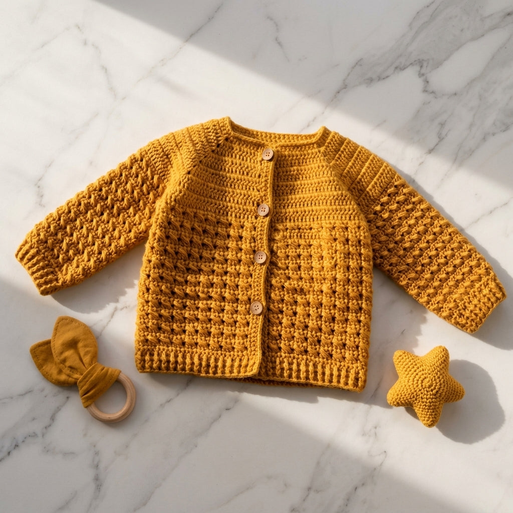 Cardigan Bundle 0-12 Baby Cardigan | Crochet Pattern PDF