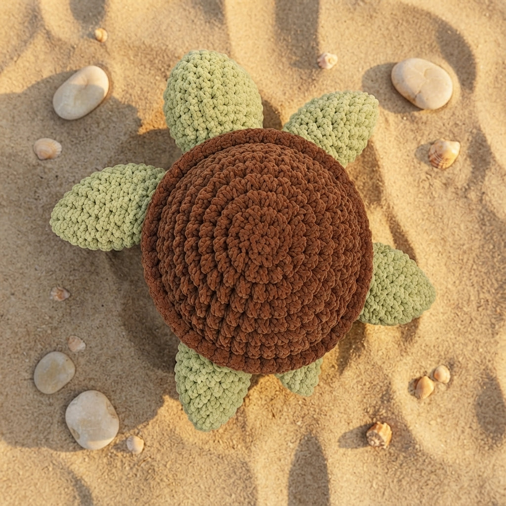 Handmade Amigurumi Turtle | Crochet PDF Pattern