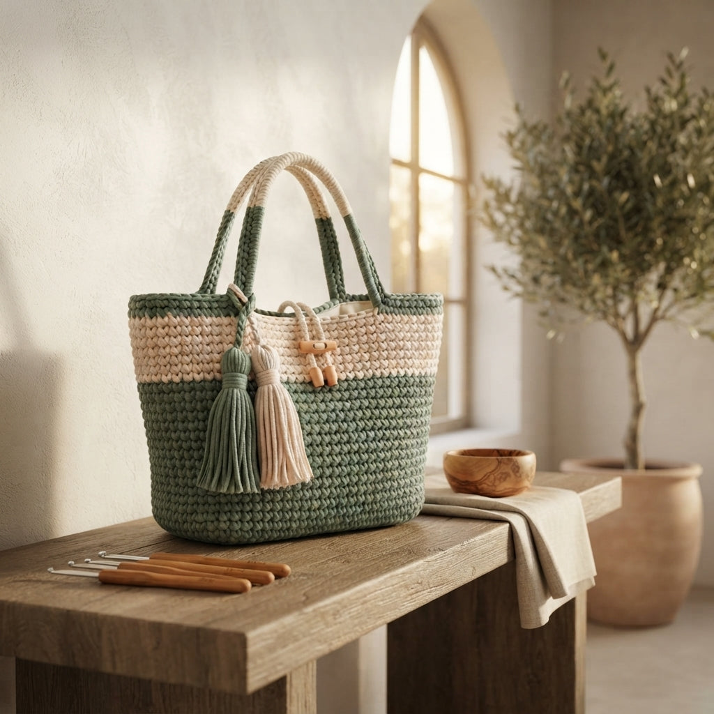 Shoulder Bag Boho Tote V4 | Crochet Pattern PDF