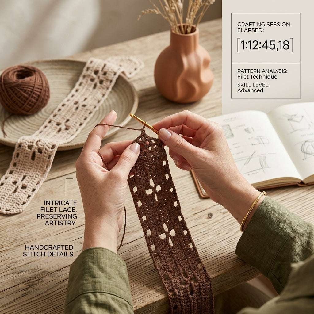 Floral Triangle Headband | Beginner Crochet Pattern PDF