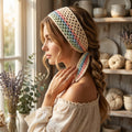 Coastal Boho Hair Bandana | Beginner Crochet Pattern PDF