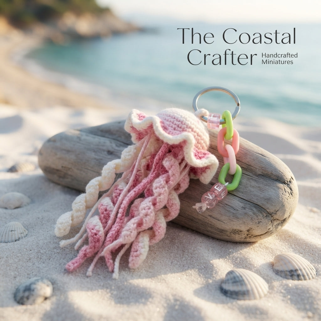 Gorgeous Jellyfish Bag Charm | Crochet PDF Pattern — Design 2