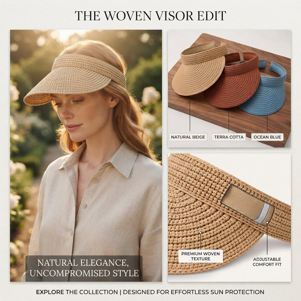 Trendy Sun Visor | Crochet Visor Pattern — Design 10