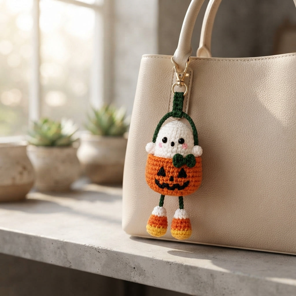 Enchanting Bag Charm Keyring | Amigurumi Guide PDF — Design 7