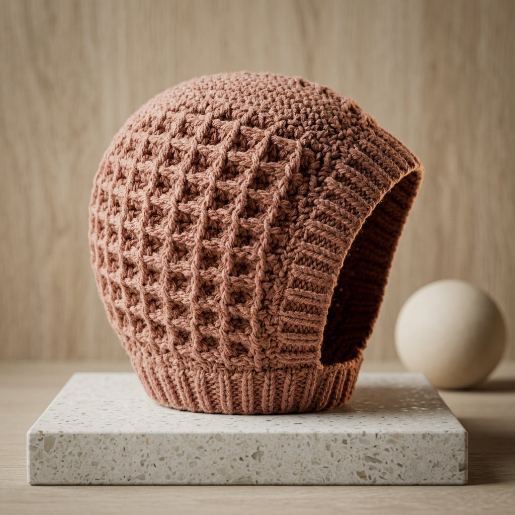 Waffle Stitch Baby Hoodie Waffle Stitch v2 | Crochet Pattern PDF