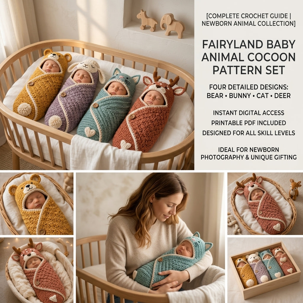 Bear Ears Baby Crochet Pattern | Crochet Pattern PDF
