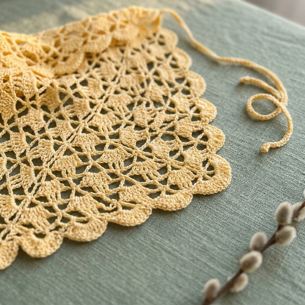 Granny Square Boho Headscarf | Crochet Pattern PDF