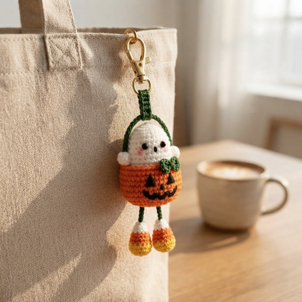 Enchanting Bag Charm Keyring | Amigurumi Guide PDF — Design 7