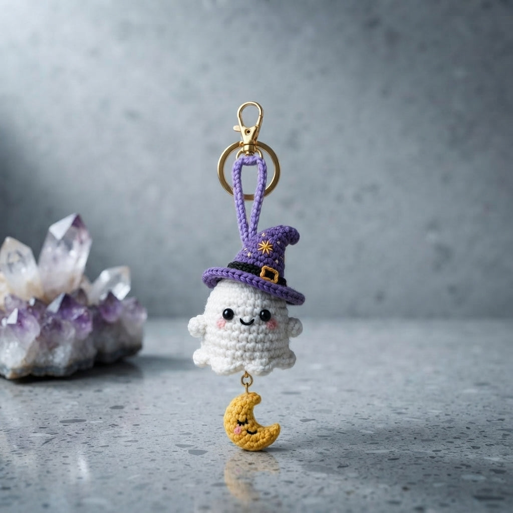 Enchanting Bag Charm Keyring | Amigurumi Guide PDF — Design 7