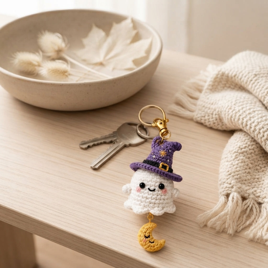 Enchanting Bag Charm Keyring | Amigurumi Guide PDF — Design 7