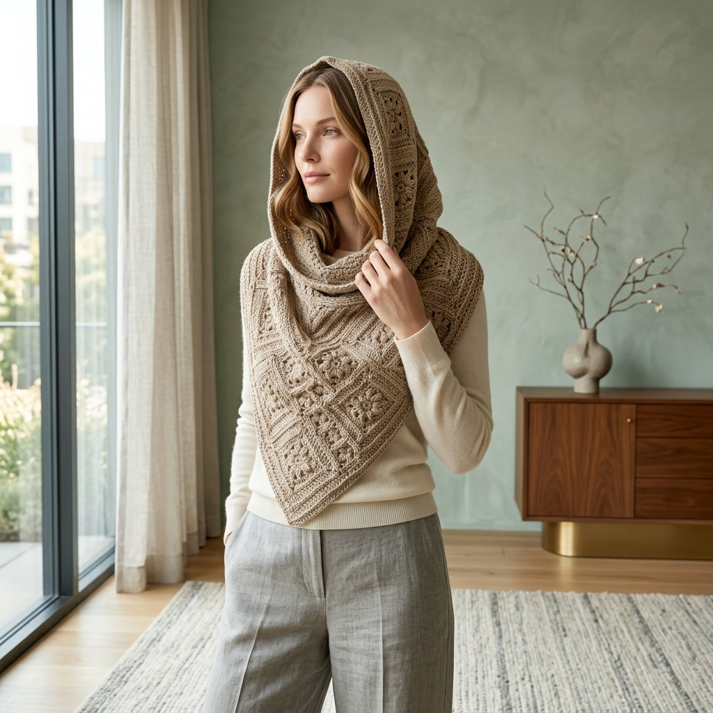 Patchwork Crazy Daisy Cowl | Crochet Pattern PDF