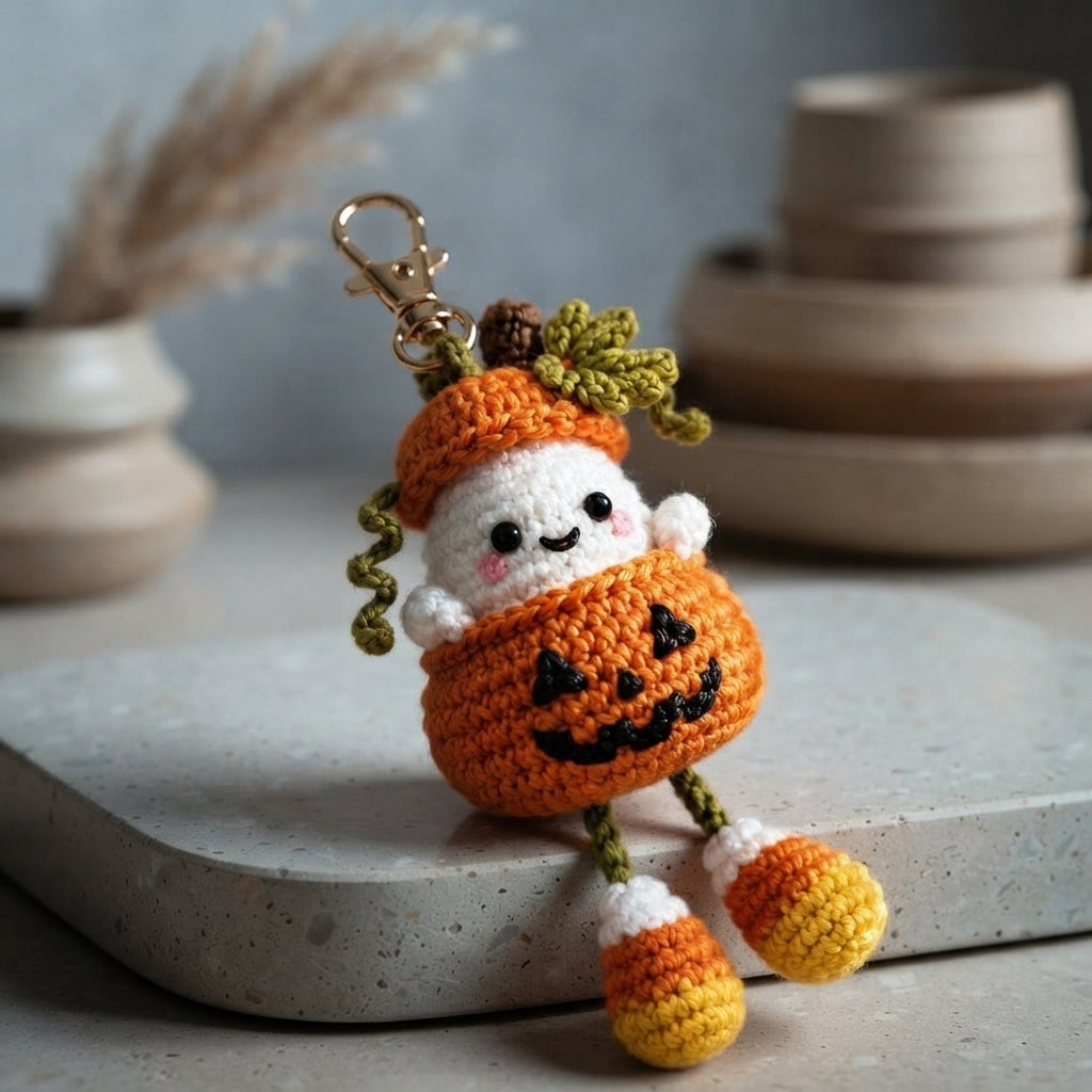Enchanting Bag Charm Keyring | Amigurumi Guide PDF — Design 7