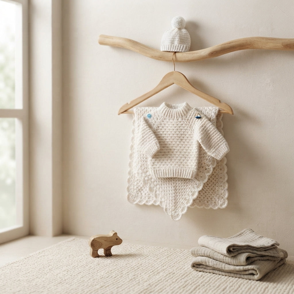 Granny Square Baby Cardigan | Crochet Pattern PDF