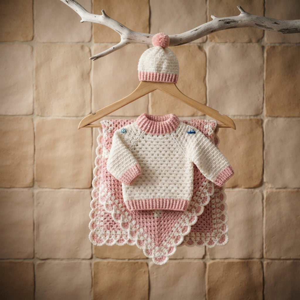 Granny Square Baby Cardigan | Crochet Pattern PDF