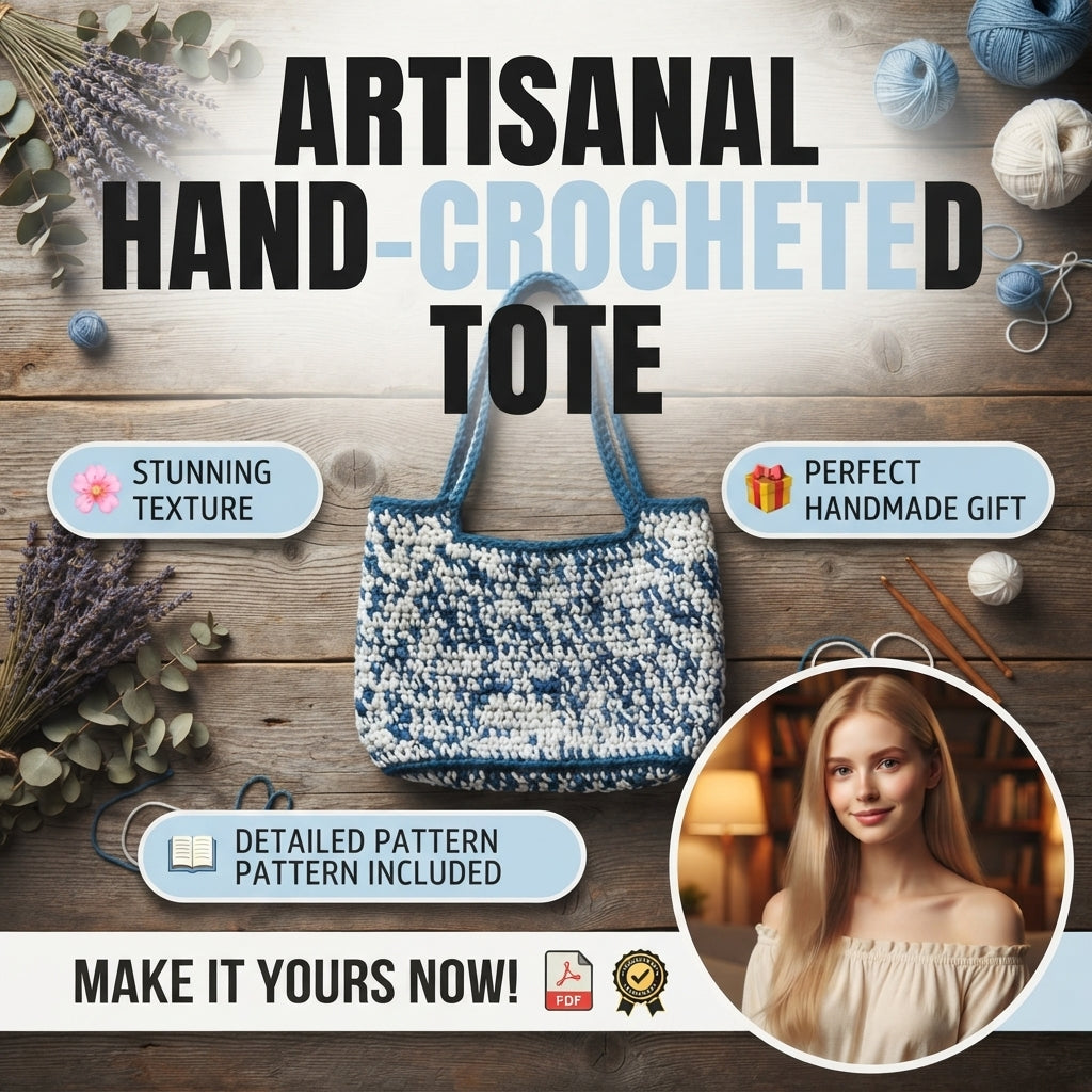Handbag Net Bag Tote | Crochet Pattern PDF