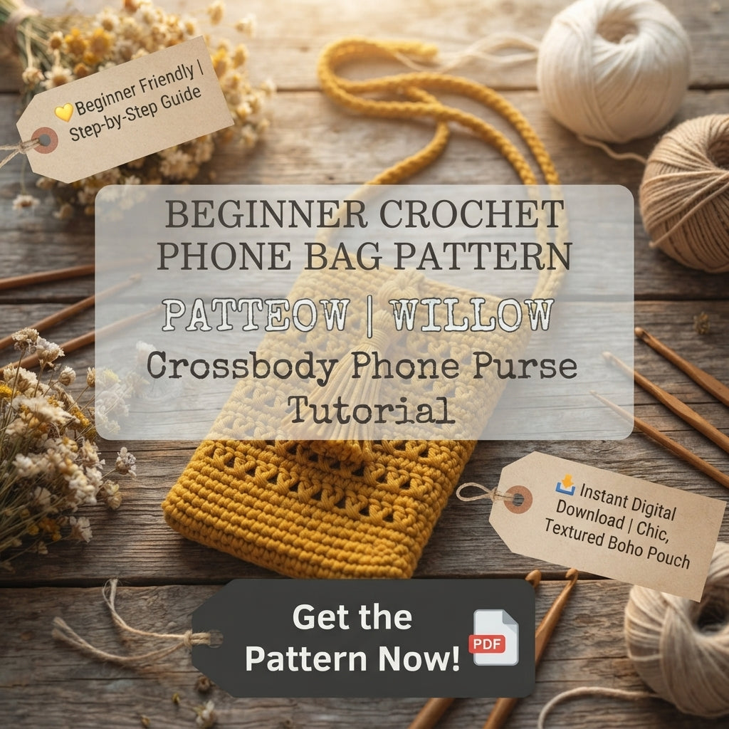 Boho Purse Crossbody | Crochet Pattern PDF