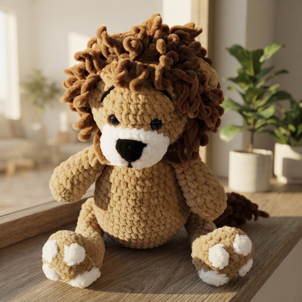 Charming Lion Companion | Crochet Pattern PDF