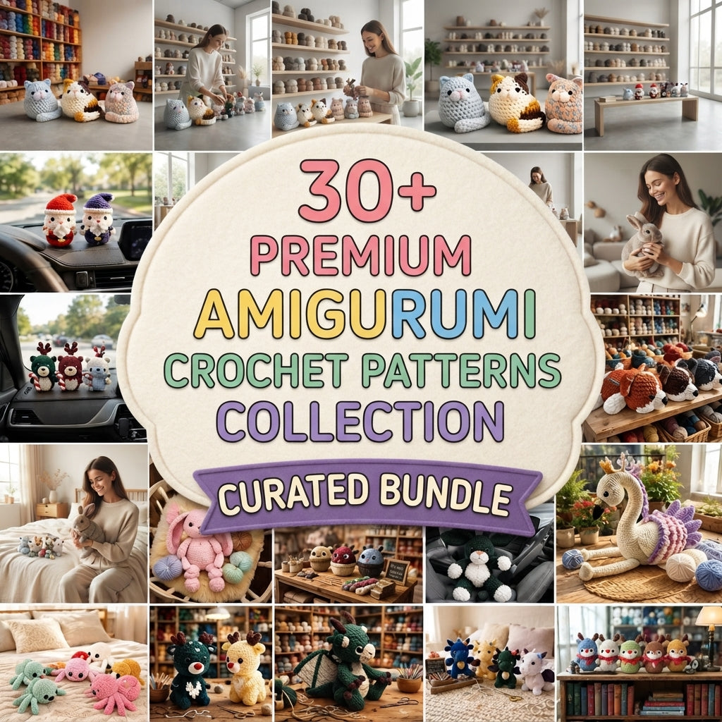 Mega Amigurumi Collection | 30+ Crochet Patterns PDF