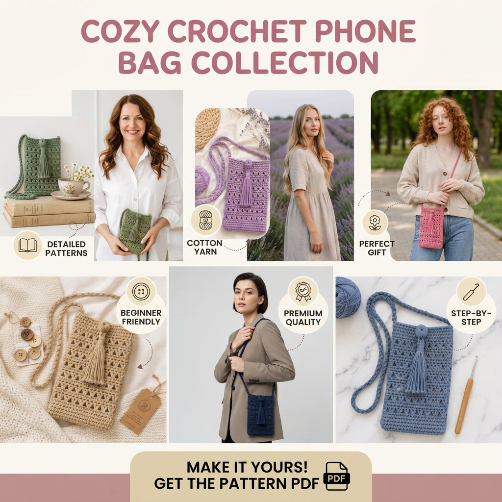 Boho Purse Crossbody | Crochet Pattern PDF
