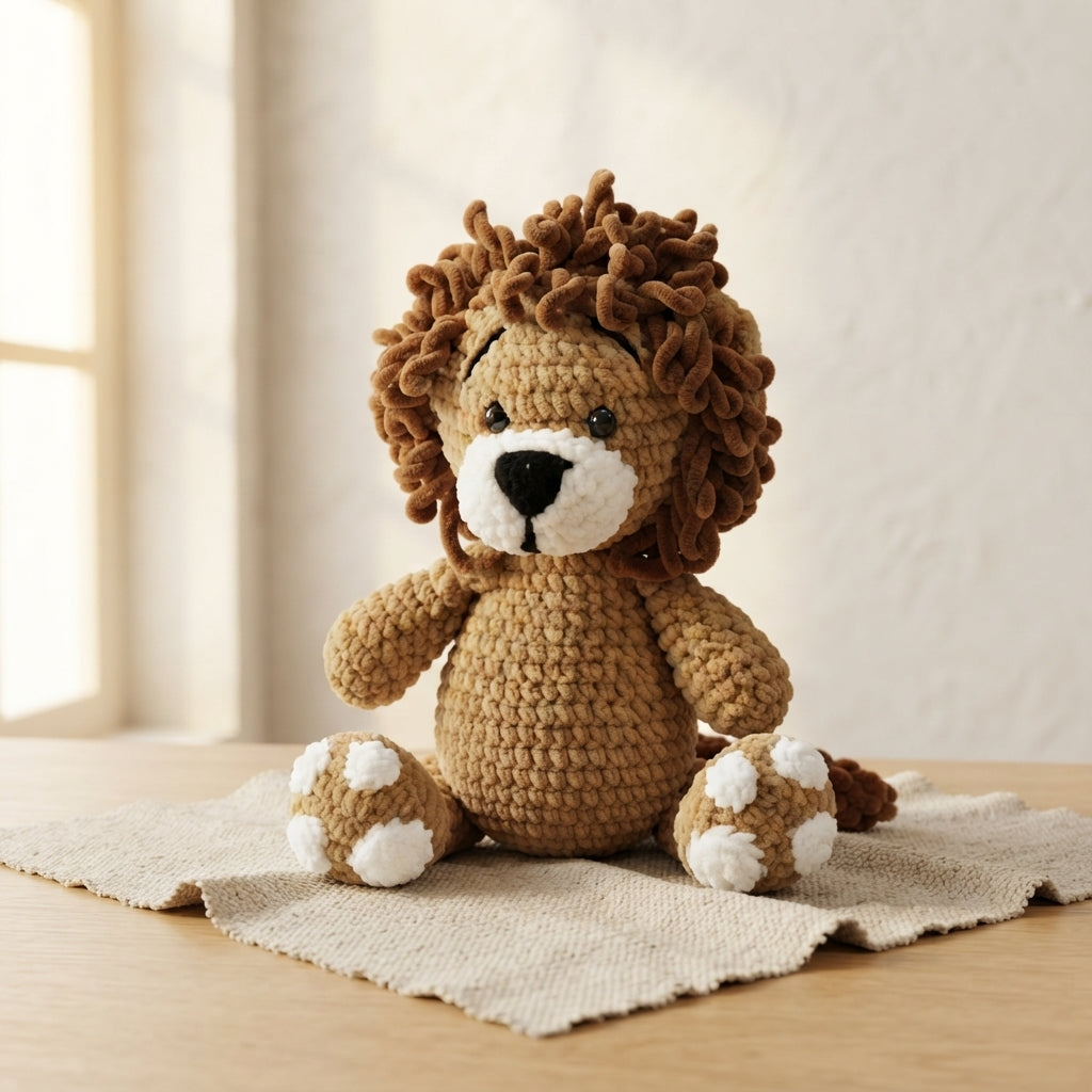 Charming Lion Companion | Crochet Pattern PDF
