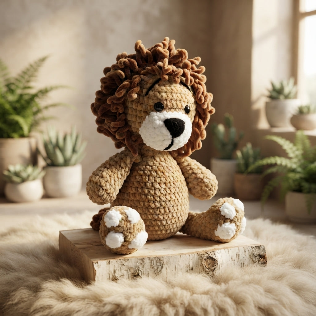 Charming Lion Companion | Crochet Pattern PDF