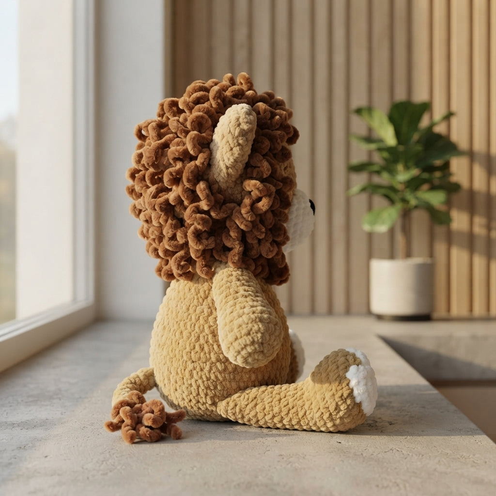 Charming Lion Companion | Crochet Pattern PDF