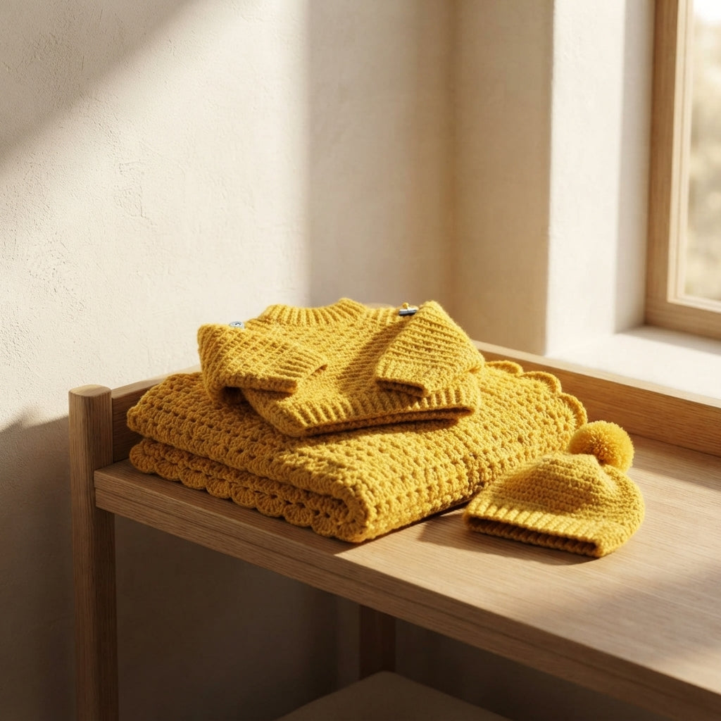Granny Square Baby Cardigan | Crochet Pattern PDF