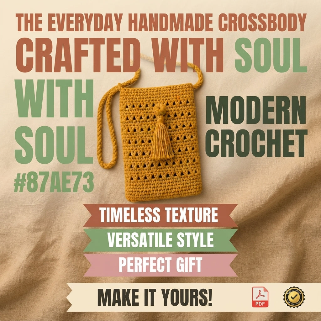 Boho Purse Crossbody | Crochet Pattern PDF