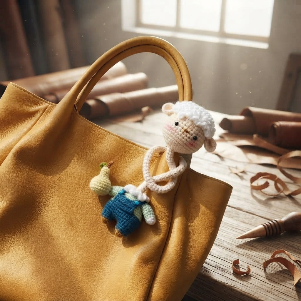Handcrafted Bag Charm Keychain | Amigurumi PDF — Design 2